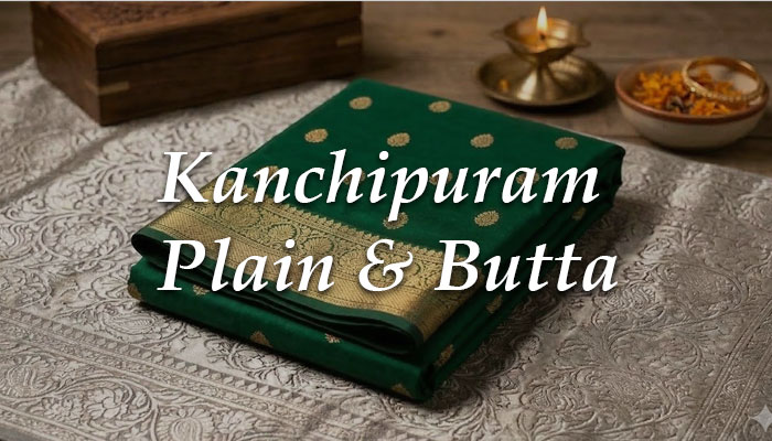 kanchipuram plain & butta